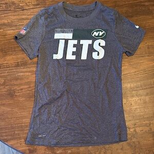 Nike Gray New York Jets Short Sleeve Tee